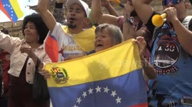 Venezuelans in Colombia celebrate US operation against Maduro