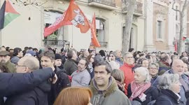 Far-left groups gather in Spanish cities in protest against US strikes on Venezuela