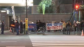 Japan: Japanese protesters rally against defense spending hikes, US military base expansion
