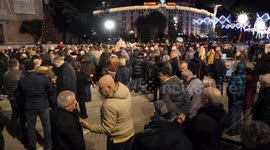 Anti-government protest held in Tirana, Albania