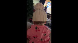 Surprise! Baby With Funny Hairstyle