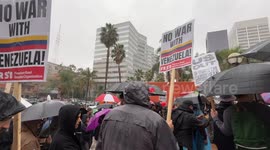 Anti-war protest held in Los Angeles