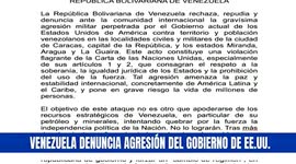 Venezuela calls strikes on Caracas ‘attempt to impose colonial war,’ bid to force regime change