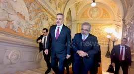 Turkish foreign minister attends Ambassadors Conference in Lisbon, Portugal