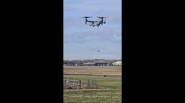United States Air Force (USAF) special operations training taking place at RAF Fairford