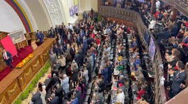 Swearing-in ceremony held at Venezuela’s National Assembly after Maduro’s capture