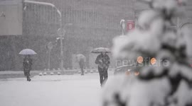 Winter conditions grip Sarajevo, Belgrade after heavy snowfall