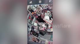 Police hunt tourist seen threatening staff and shopper at convenience stores in northern Thailand