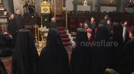 Greek Orthodox Patriarch of Fener Bartholomew leads Epiphany rites in Istanbul