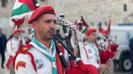 Orthodox Christians celebrate Epiphany at Church of the Nativity in Bethlehem