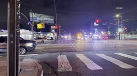 US, Los Angeles: Reseda Police Pursuit Ends In Crash