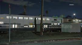 US, Los Angeles: Bassett Metrolink Train Strikes Pedestrian In Fatal Collision