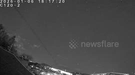 Starlink satellite train spotted streaking across Japan sky