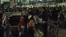 Algerian fans celebrate team’s quarterfinal qualification at AFCON 2025 in Rabat