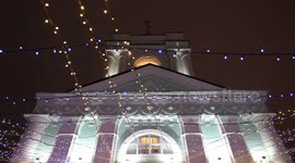 Orthodox Christmas service held at Transfiguration Cathedral in Belgorod, Russia