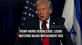 Trump Warns Republicans: Losing Midterms Means Impeachment Risk