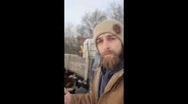 Cow gets head stuck in truck wheel well while licking road salt—Pennsylvania farmer captures unexpected moment 2nd part