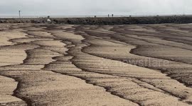 California Rain Storm Beach Debris During King Tides