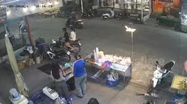 Out-of-control SUV crashes into food stand injuring five people