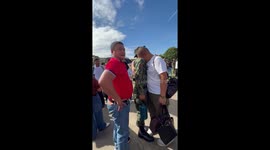 Family bids tearful goodbye as cadet begins training