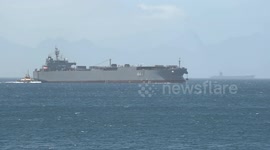Iranian navy ship Makran arrives in Cape Town for BRICS naval exercises