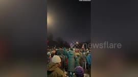 Hundreds hold memorial for woman killed by ICE