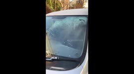 Frosty morning, ice everywhere. Do I want to do any throwing of pots today?