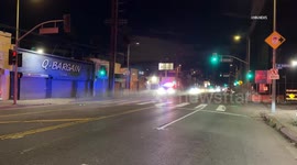 US, Los Angeles: Downtown Los Angeles Wrong-Way Reckless Driver Pursuit On 101 Freeway