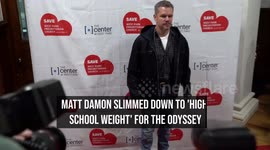 Matt Damon slimmed down to 'high school weight' for The Odyssey
