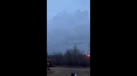 Severe thunderstorms bring heavy rain and sirens to Purcell, Oklahoma, USA