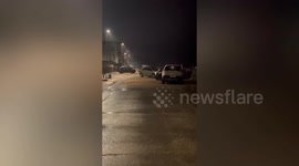 Storm Goretti blows cars sideways in Kent