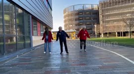 Public urged to 'walk like a penguin' in ice or snow in hilarious NHS video