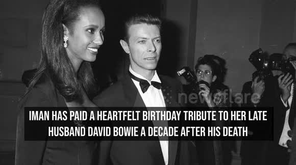 Iman honours David Bowie with birthday tribute 10 years after his death ...