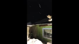 Man Gives His Cat a Shoulder Ride