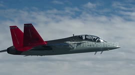 US: T-7A Red Hawk Makes Historic Arrival At Joint Base San Antonio-Randolph