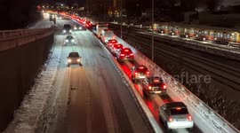Germany: Snow and Black Ice Lead to Overnight Traffic Accidents in Berlin