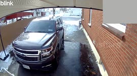 Man Slips on Ice Getting Out of His Car