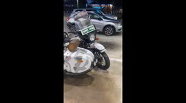 Dog Packs Rides Along In Motorcycle Sidecar