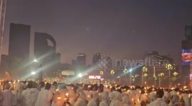 Ethiopian celebrating Christmas Eve in Addis Ababa @ Meskel Square