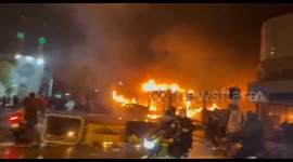 Iran: Tehran Residents Attack Security Vehicle