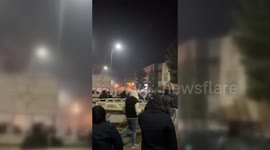 Iran: Protesters Block Streets In Key Iranian City