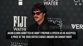 NEWS OF THE WEEK: Jacob Elordi stunned to win prize at 2026 Critics Choice Awards
