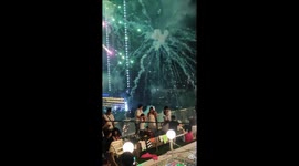 Unexpected fireworks close call in Pasay, Philippines