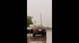 Woman drives away during road quarrel in Pineville, USA