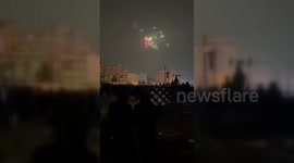 Iran: Fireworks Mark Massive Night Rally in Tehran