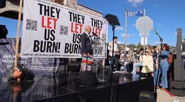 ONE YEAR AFTER THE PALISADES FIRE: THEY LET US BURN PROTEST
