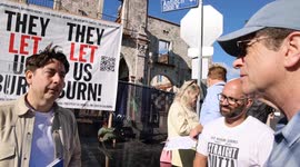 ONE YEAR AFTER THE PALISADES FIRE: THEY LET US BURN PROTEST 4