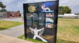 Gates of Graceland during the 2026 Parkes Elvis Festival in Parkes, NSW, Australia