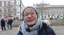 Iranian exiles (PMOI/MEK) demonstration in support of the uprising in Iran, London, UK