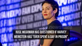 NEWS OF THE WEEK: Rose McGowan questions if Harvey Weinstein has 'ever spent a day in prison'